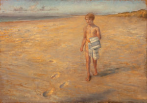 In Dad's footsteps. 100 x 70 cm